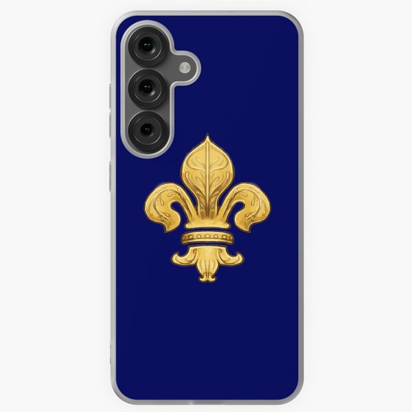 Aperçu de l'œuvre Bleu Royal Fleur de Lys créée et vendue par Simon Bauwelinck.