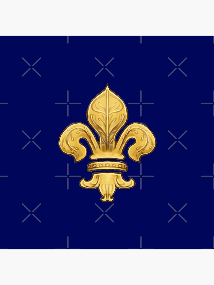 Drapeau du royaume de France, Aigles et Lys