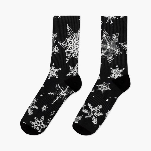 Item preview, Copos de nieve (blanco sobre negro) designed and sold by jaycejvr.