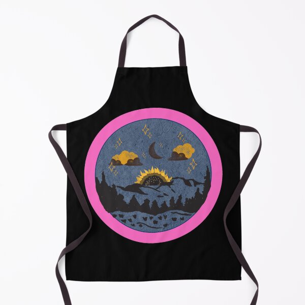 Item preview, Sunflower In The Night - Pink Distressed Style Badge designed and sold by Onewivnacher.