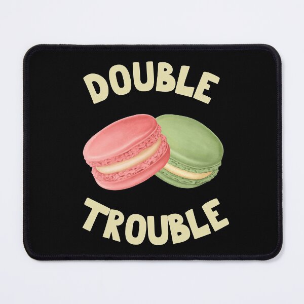 Item preview, Macaroon Double Trouble Macarons Lover Sweet Treat designed and sold by Legit Hooligan.