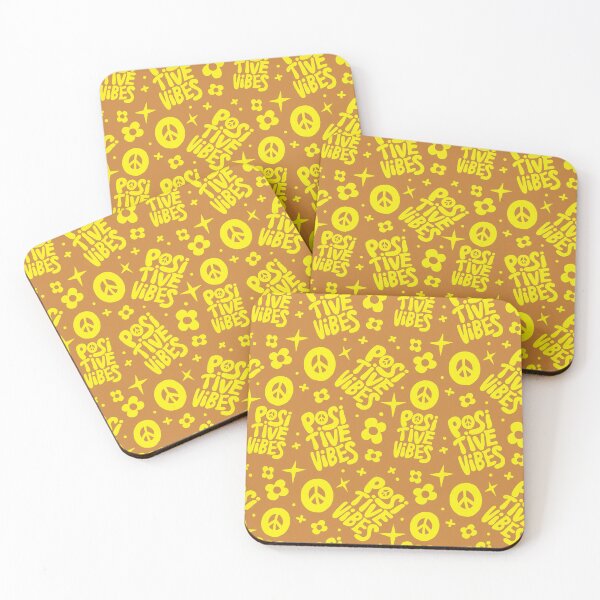 Item preview, Positive Vibes Hippie Repeat Pattern designed and sold by Brand13.