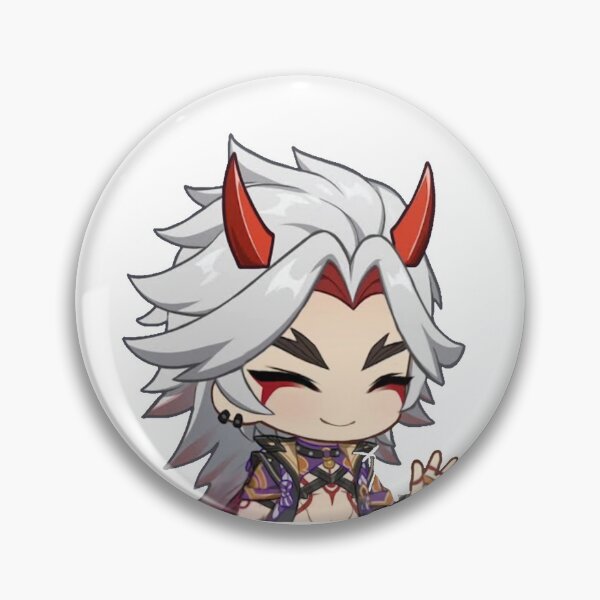 Item preview, Genshin Impact Arataki Itto Chibi Cute  designed and sold by Omagatoki.