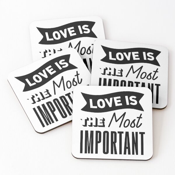 Item preview, Love is the Most Important-valentines day 2022 designed and sold by Hartics.