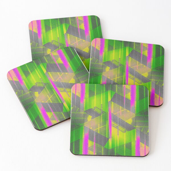 Item preview, Pink and Green Geometric designed and sold by ARcreated.