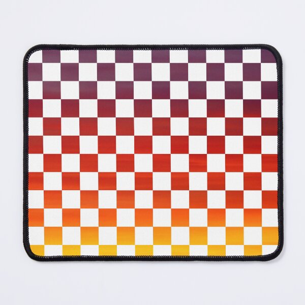 Item preview, Sunset And White Checkerboard Pattern designed and sold by rewstudio.