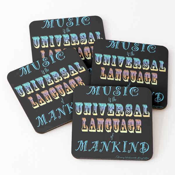 Item preview, Music is the universal language - Quote designed and sold by MyxTees.