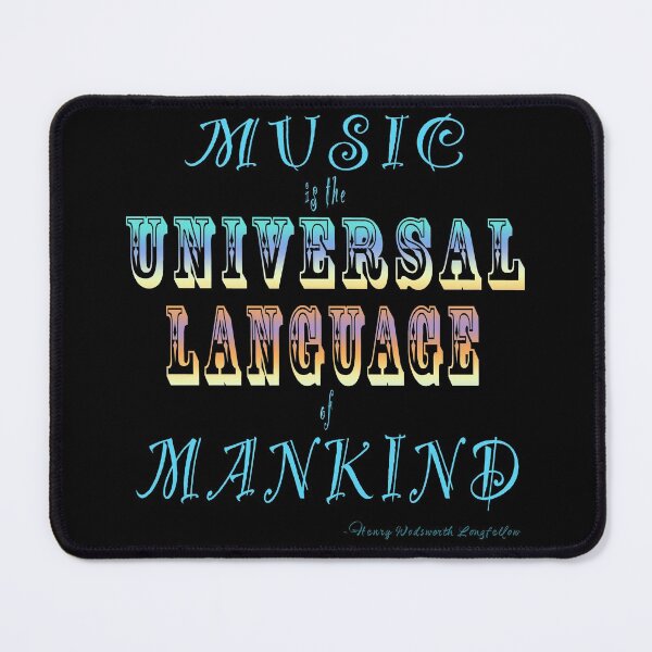Item preview, Music is the universal language - Quote designed and sold by MyxTees.