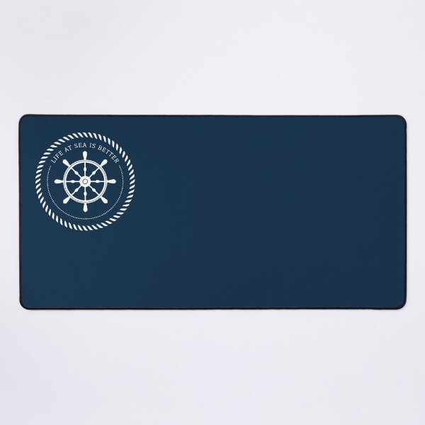 Item preview, Life at sea is better / Nautical rudder / Navy designed and sold by oceanys.