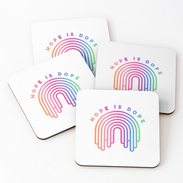 Item preview, Hope is Dope - Rainbow - Motivational - Inspirational designed and sold by DesignByLeo.