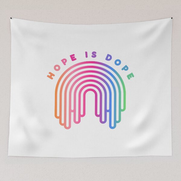 Item preview, Hope is Dope - Rainbow - Motivational - Inspirational designed and sold by DesignByLeo.