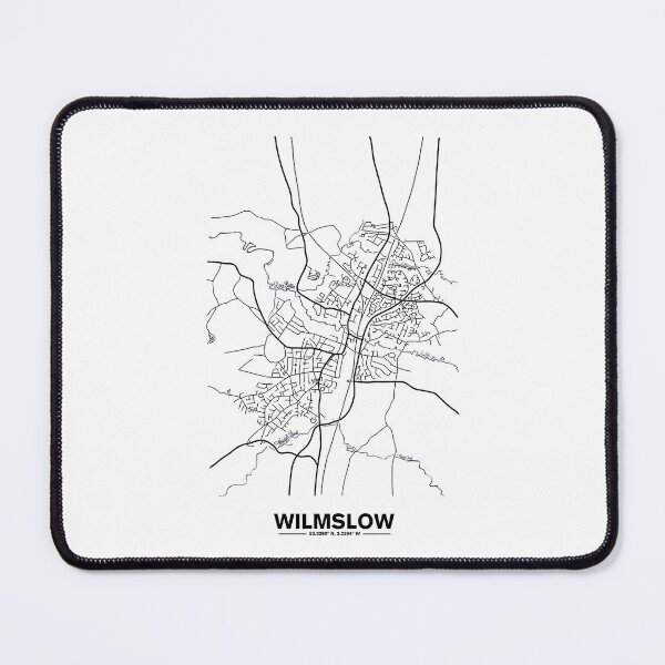 Item preview, WILMSLOW | MAP & COORDINATES designed and sold by axelle1410.