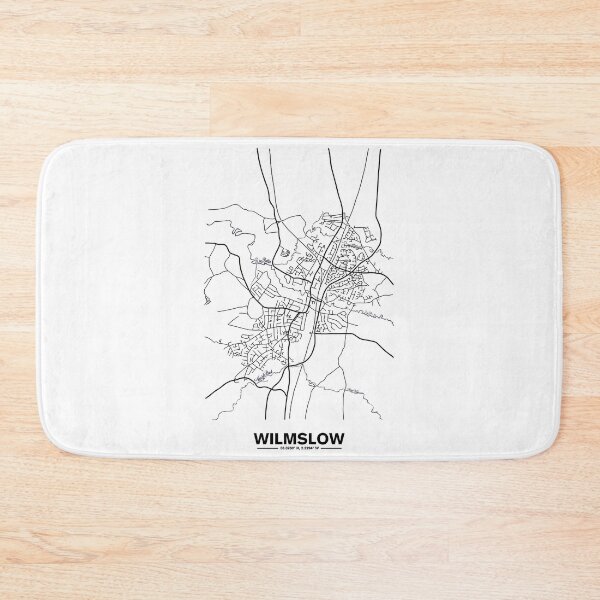 Item preview, WILMSLOW | MAP & COORDINATES designed and sold by axelle1410.