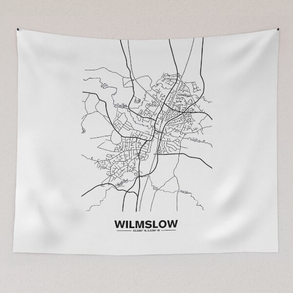 Item preview, WILMSLOW | MAP & COORDINATES designed and sold by axelle1410.