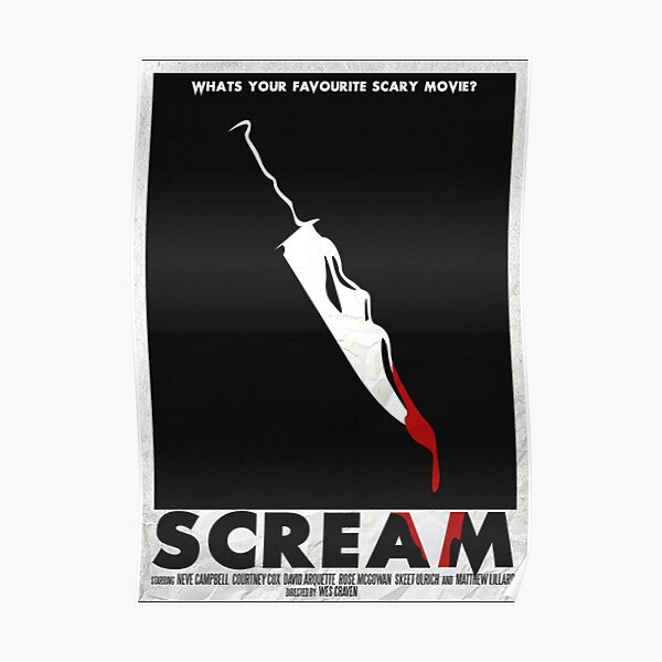 Scream 1996 Movie Poster