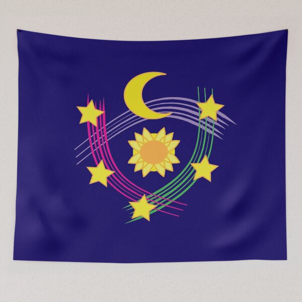 Item preview, Celestial Design, moon, stars, sun designed and sold by Sandra O'Toole.