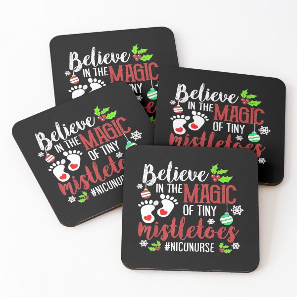 Item preview, Nicu Nurse Believe In Magic Of Tiny Mistletoe Christmas designed and sold by GarnerPugh.