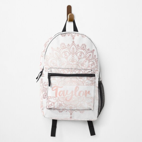 Item preview, First name Taylor mandala in rose gold designed and sold by felinefeelings.