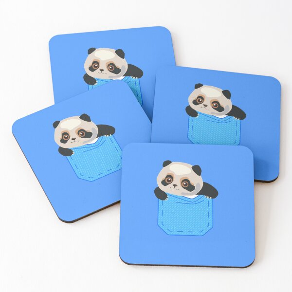 Item preview, Funny cute baby panda in a pocket designed and sold by Marharyta Ushakova.
