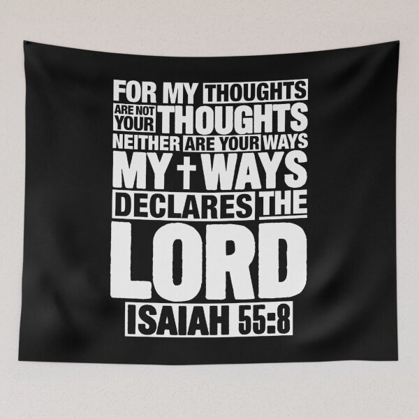 Item preview, Isaiah 55:8 designed and sold by plushism.
