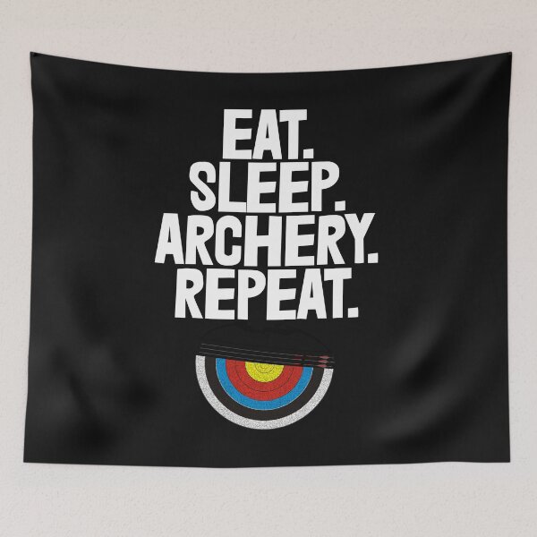 Item preview, Eat Sleep Archery Repeat designed and sold by Bendthetrend.