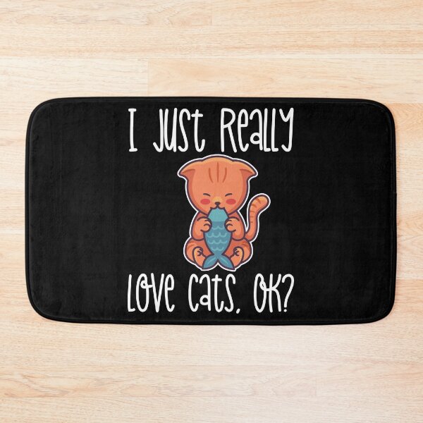 Item preview, I Just Really Love Cats, OK? product designed and sold by theodoros20.