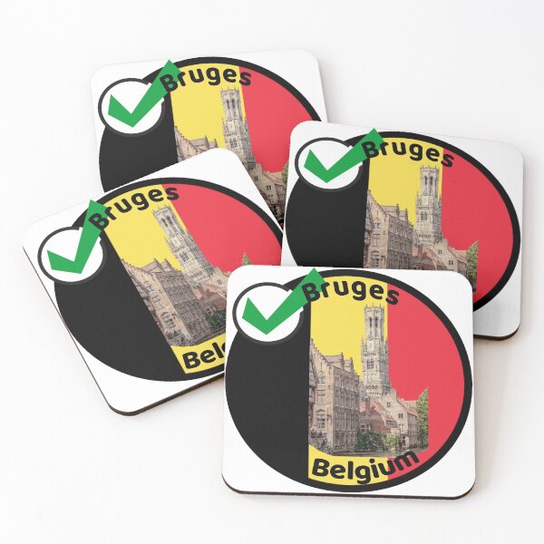 Item preview, Belgium Flag of Bruges  designed and sold by WhereIsTravis.