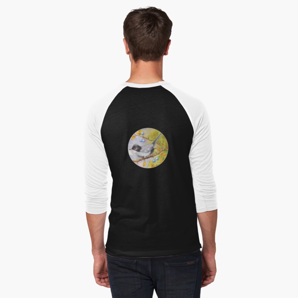 Item preview, Baseball ¾ Sleeve T-Shirt designed and sold by Meadowpipit.