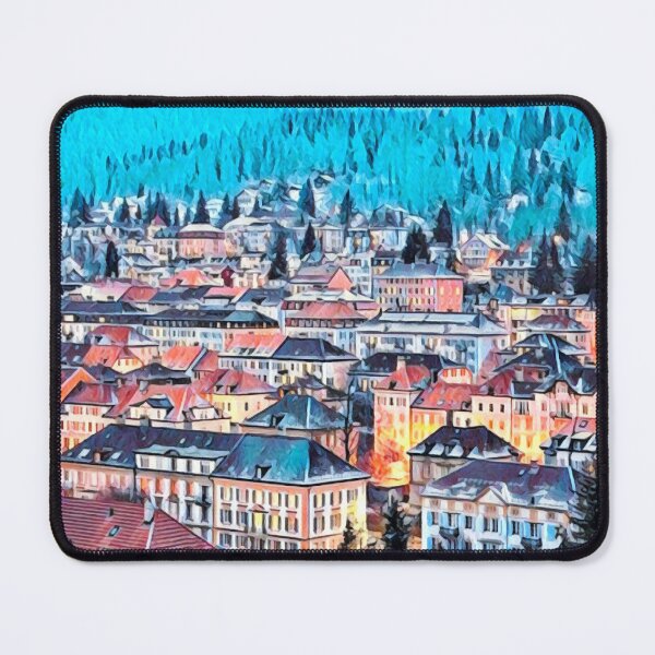 Item preview, La Chaux-de-Fonds Skyline designed and sold by Sofia-Draws.