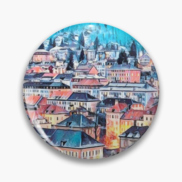 Item preview, La Chaux-de-Fonds Skyline designed and sold by Sofia-Draws.