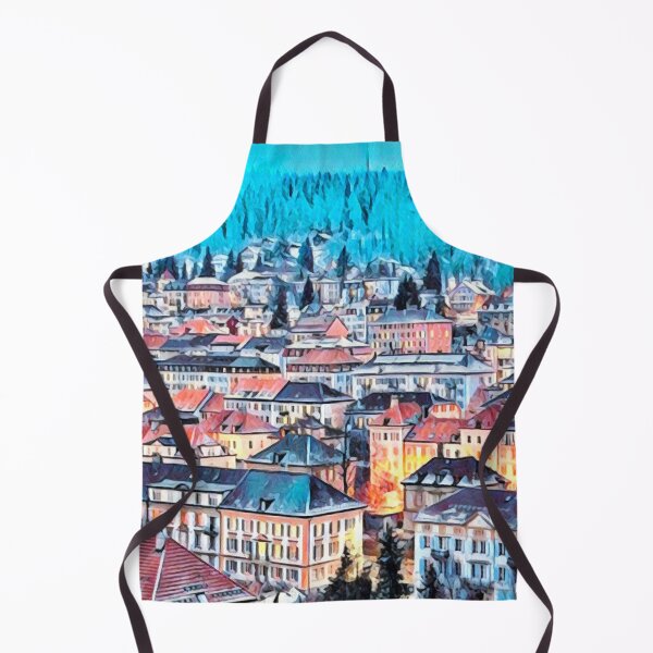 Item preview, La Chaux-de-Fonds Skyline designed and sold by Sofia-Draws.