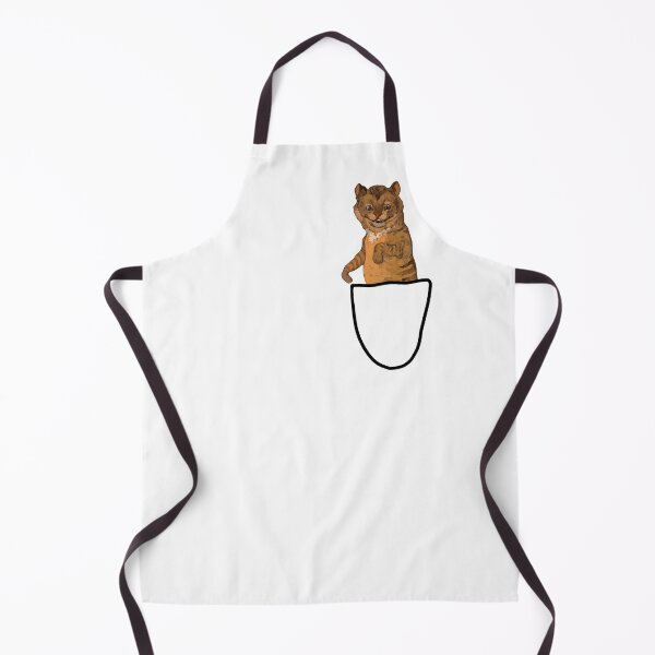 Item preview, Fluffy Cat in pocket t-shirt designed and sold by PhoneCapsule.