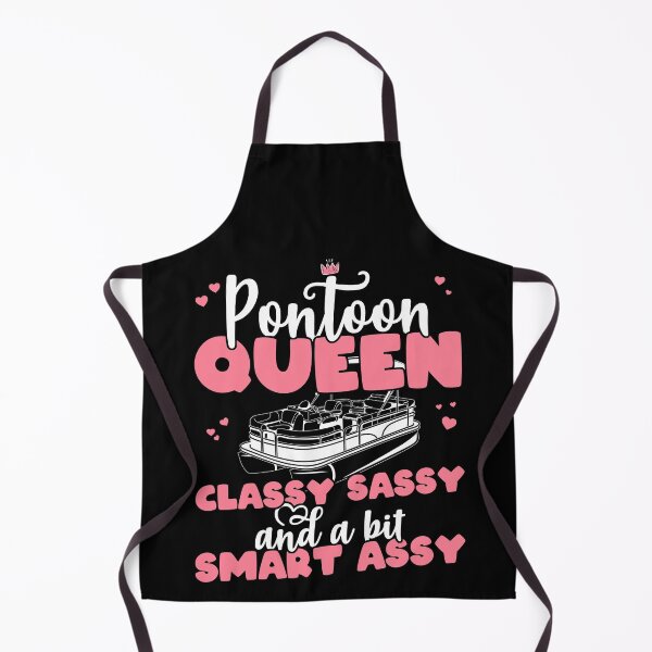 Item preview, Pontoon Queen Classy Sassy and a bit Smart Assy - Boat Girl design designed and sold by theodoros20.
