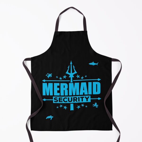 Item preview, Mens Mermaid Security Funny Dad Swimming party Gift product designed and sold by theodoros20.