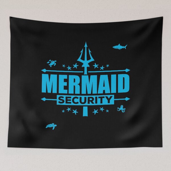 Item preview, Mens Mermaid Security Funny Dad Swimming party Gift product designed and sold by theodoros20.