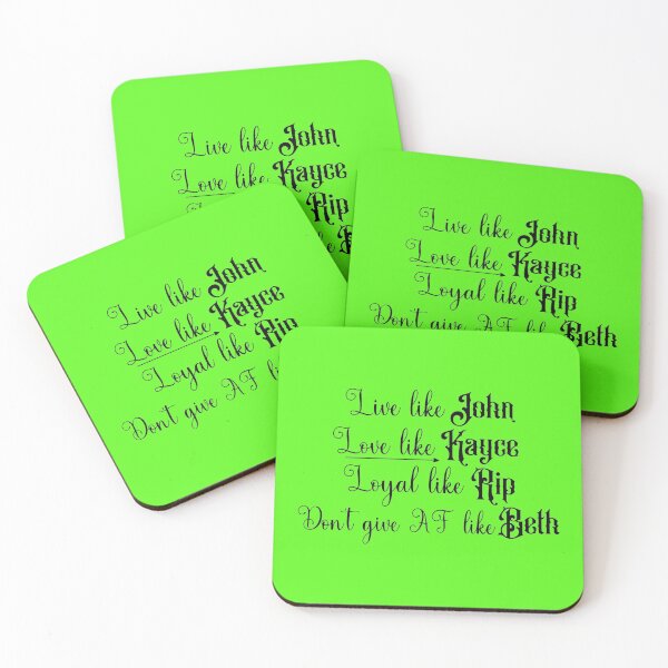Item preview, Yellowstone - Live like John, Love like Kayce, Fight like Rip, Don_t give AF like Beth   designed and sold by BayleeRogahn.
