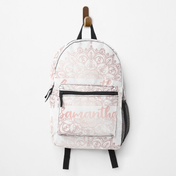 Item preview, First name Samantha mandala in rose gold designed and sold by felinefeelings.
