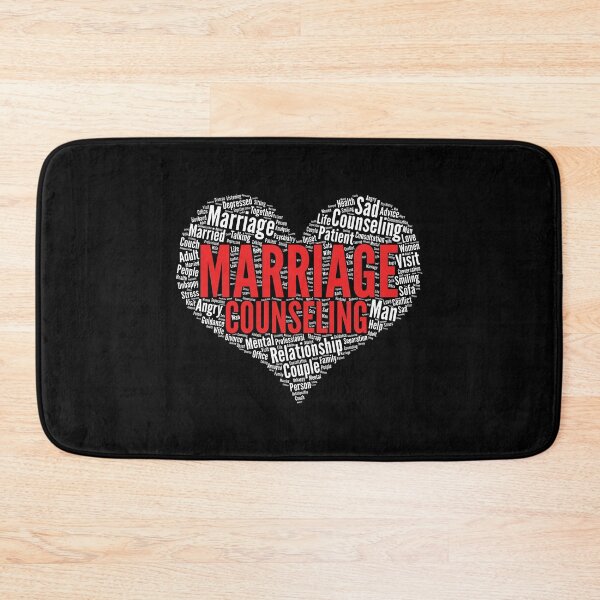 Item preview, Marriage Counseling Heart Shape Word Cloud Couples Therapy design designed and sold by theodoros20.