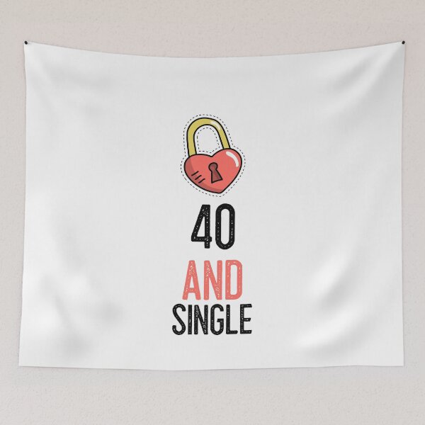 Item preview, 40 AND SINGLE Premium T-Shirt designed and sold by henes88.