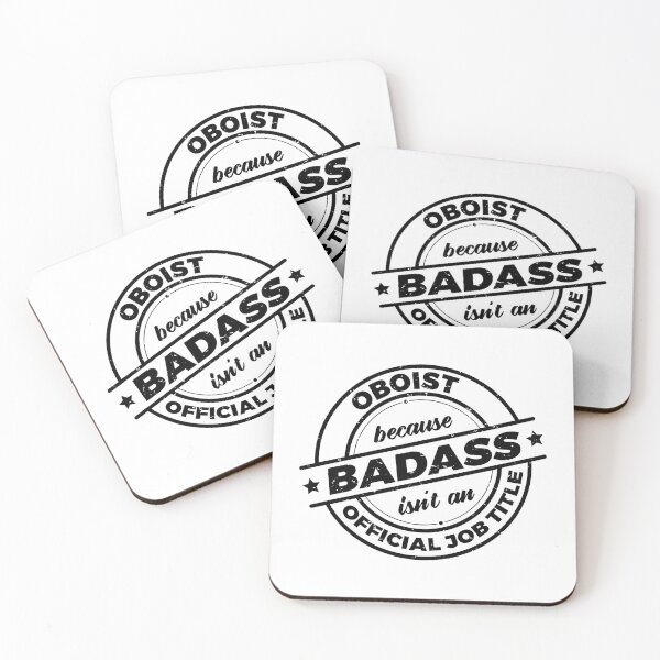 Item preview, Oboist Because Badass Isnt An Official Job Title | Oboe Lover | Oboist | Rough designed and sold by PerfectlySimple.