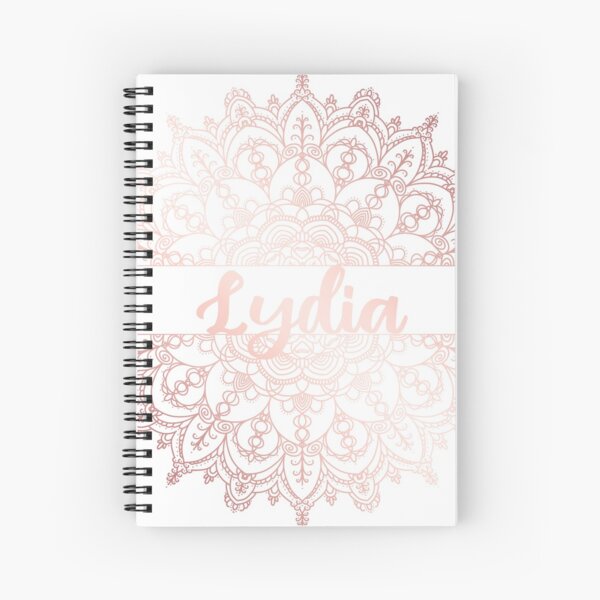Artikel-Vorschau von Vorname Lydia Mandala in Roségold, designt und verkauft von felinefeelings.
