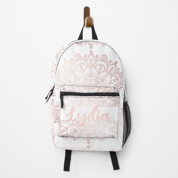 Item preview, First name Lydia mandala in rose gold designed and sold by felinefeelings.