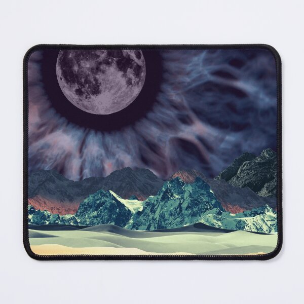 Item preview, Conversation with Universe // landscape, surreal digital collage designed and sold by Dorota Nowacka.
