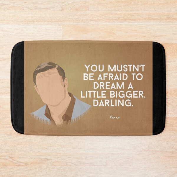 Item preview, You Mustn't Be Afraid To Dream A Little Bigger Darling - Minimalist TV & Movie design - Film & TV Art - Sci Fi Quote designed and sold by PopCultArcade.