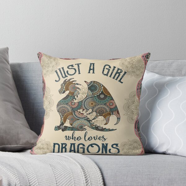 Item preview, Just A Girl Who Loves Dragons designed and sold by Midu Roy.