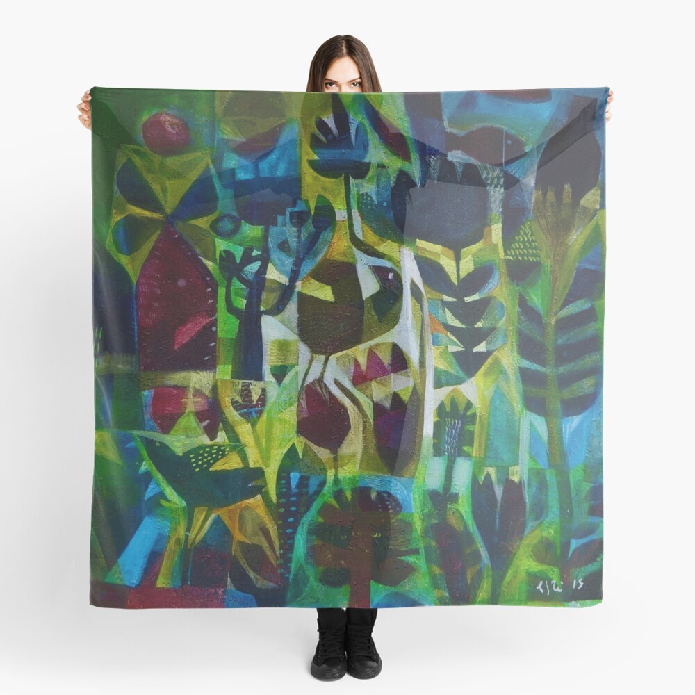 Fantasy birds Scarf