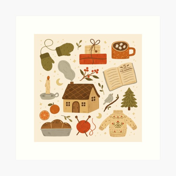 Item preview, Winter Cottage Days designed and sold by ohjessmarie.