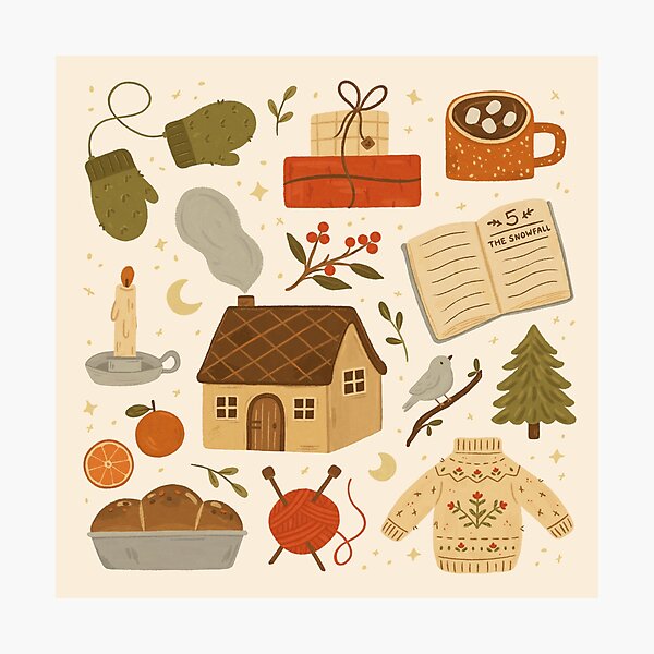 Item preview, Winter Cottage Days designed and sold by ohjessmarie.