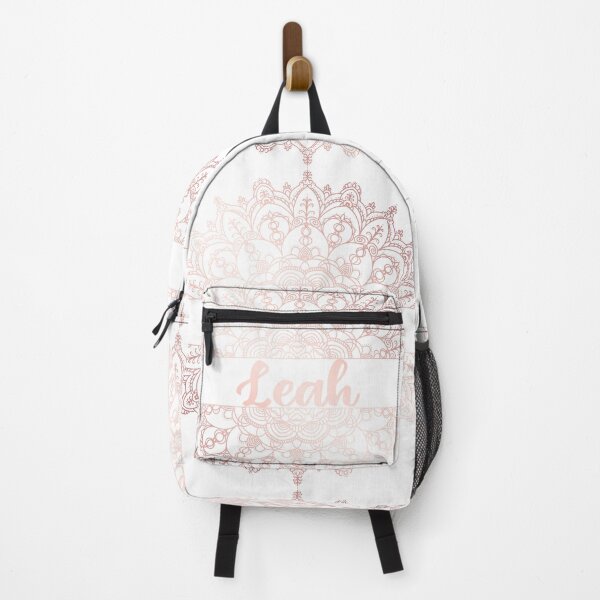 Item preview, First name Leah mandala in rose gold designed and sold by felinefeelings.