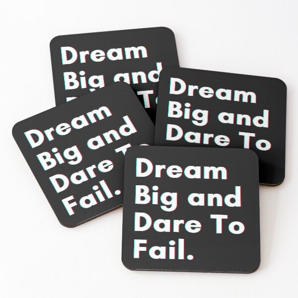 Item preview, Dream Big and Dare To Fail. designed and sold by PostiveText.